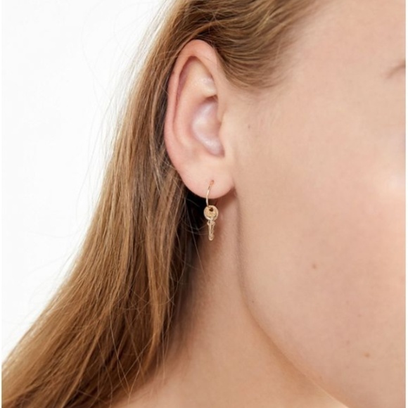 Urban Outfitters Gold Tone Boho Hoop Earrings Lot - Picture 4 of 6